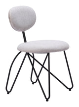 Novi Dove Gray Dining Chair (Set of 2) by Zuomod at Eve Furniture