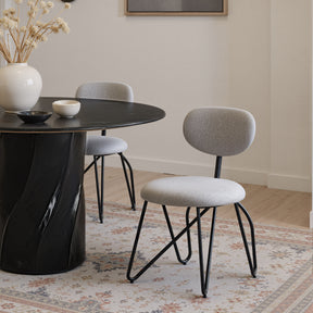 Novi Dove Gray Dining Chair (Set of 2) by Zuomod at Eve Furniture