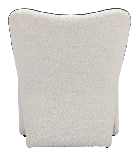 Novo Ivory Accent Chair by Zuomod at Eve Furniture