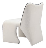 Novo Ivory Accent Chair by Zuomod at Eve Furniture