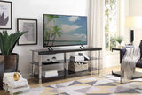 Noyan Black Glass 63" TV Stand