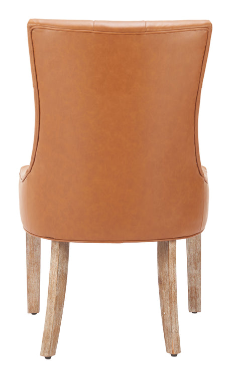 Nuby Brown Dining Chair by Zuomod at Eve Furniture