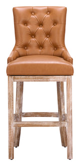 Nuby Brown Swivel Barstool by Zuomod at Eve Furniture