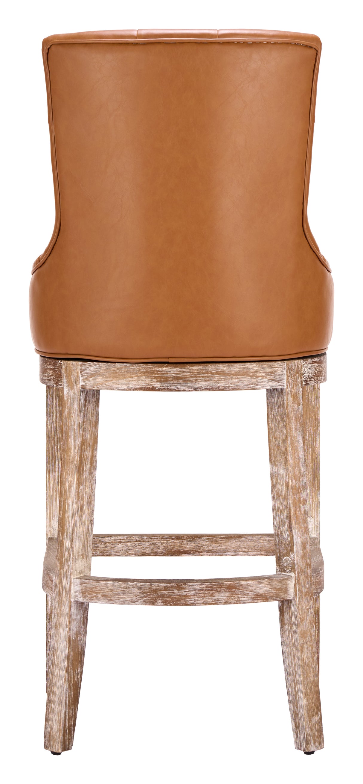 Nuby Brown Swivel Barstool by Zuomod at Eve Furniture