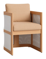 Nue Brown Outdoor Dining Chair by Zuomod at Eve Furniture
