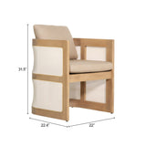 Nue Brown Outdoor Dining Chair by Zuomod at Eve Furniture