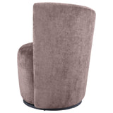 Nueva Blush Upholstered Swivel Chair Curved Backrest by Coaster at Eve Furniture