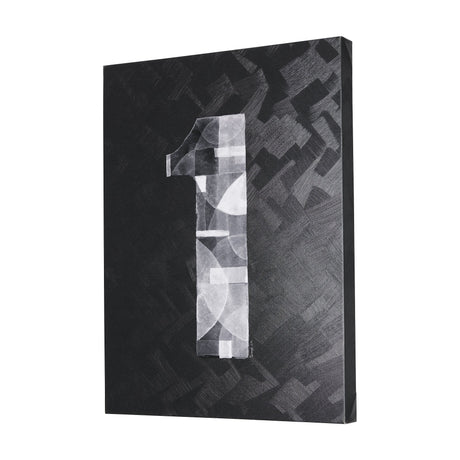 Numbers I by Mercana Studio a Hand Embellished Textured Canvas by Mercana at Eve Furniture