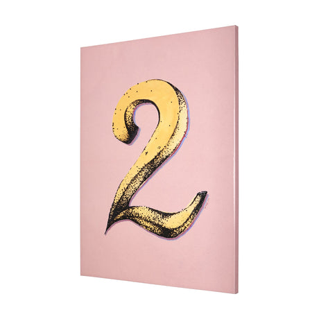 Numbers II by Mercana Studio a Hand Embellished Textured Canvas by Mercana at Eve Furniture