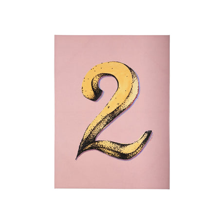 Numbers II by Mercana Studio a Hand Embellished Textured Canvas by Mercana at Eve Furniture