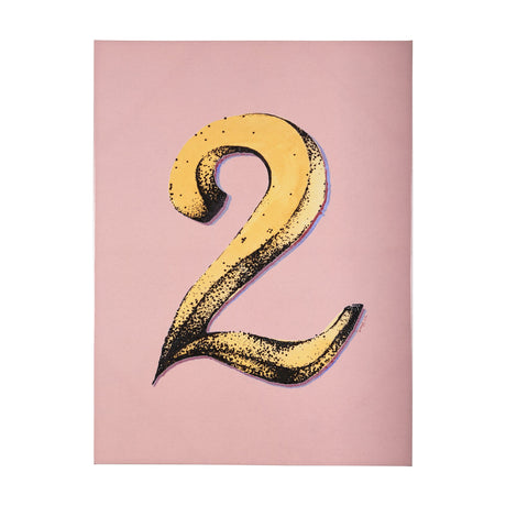 Numbers II by Mercana Studio a Hand Embellished Textured Canvas by Mercana at Eve Furniture