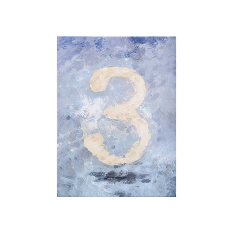 Numbers III by Mercana Studio a Hand Embellished Textured Canvas by Mercana at Eve Furniture