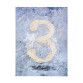 Numbers III by Mercana Studio a Hand Embellished Textured Canvas by Mercana at Eve Furniture
