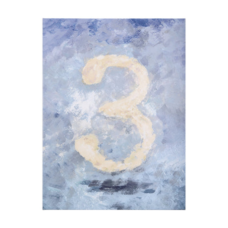 Numbers III by Mercana Studio a Hand Embellished Textured Canvas by Mercana at Eve Furniture