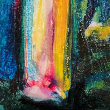 Numbers IV by Mercana Studio a Hand Embellished Textured Canvas by Mercana at Eve Furniture