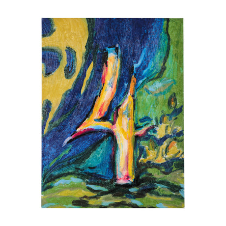 Numbers IV by Mercana Studio a Hand Embellished Textured Canvas by Mercana at Eve Furniture