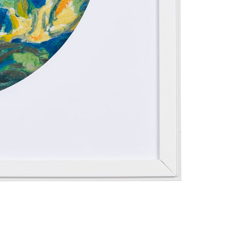 Numbers IV by Mercana Studio a Hand Embellished Textured Framed Art Print Matted under Glass by Mercana at Eve Furniture