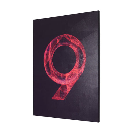 Numbers IX by Mercana Studio a Hand Embellished Textured Canvas by Mercana at Eve Furniture