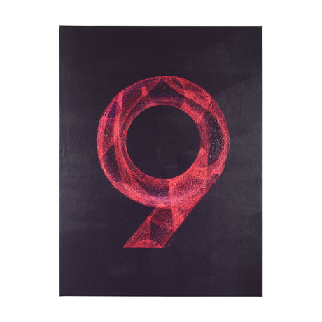 Numbers IX by Mercana Studio a Hand Embellished Textured Canvas by Mercana at Eve Furniture
