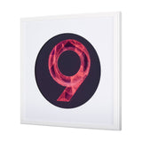 Numbers IX by Mercana Studio a Hand Embellished Textured Framed Art Print Matted under Glass by Mercana at Eve Furniture