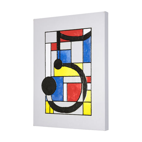 Numbers V by Mercana Studio a Hand Embellished Textured Canvas by Mercana at Eve Furniture