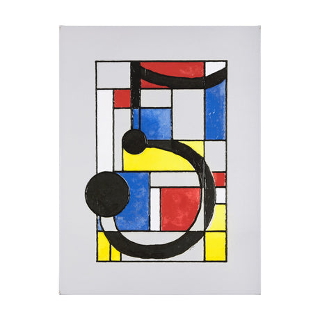 Numbers V by Mercana Studio a Hand Embellished Textured Canvas by Mercana at Eve Furniture