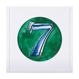 Numbers VII by Mercana Studio a Hand Embellished Textured Framed Art Print Matted under Glass by Mercana at Eve Furniture