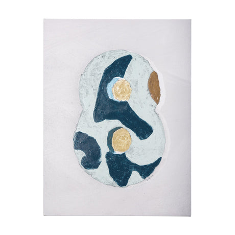 Numbers VIII by Mercana Studio a Hand Embellished Textured Canvas by Mercana at Eve Furniture