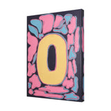 Numbers X by Mercana Studio a Hand Embellished Textured Canvas by Mercana at Eve Furniture