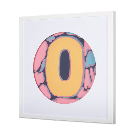 Numbers X by Mercana Studio a Hand Embellished Textured Framed Art Print Matted under Glass by Mercana at Eve Furniture