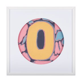 Numbers X by Mercana Studio a Hand Embellished Textured Framed Art Print Matted under Glass by Mercana at Eve Furniture