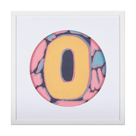 Numbers X by Mercana Studio a Hand Embellished Textured Framed Art Print Matted under Glass by Mercana at Eve Furniture