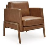Numund Caramel Accent Chair by Ashley at Eve Furniture