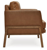 Numund Caramel Accent Chair by Ashley at Eve Furniture