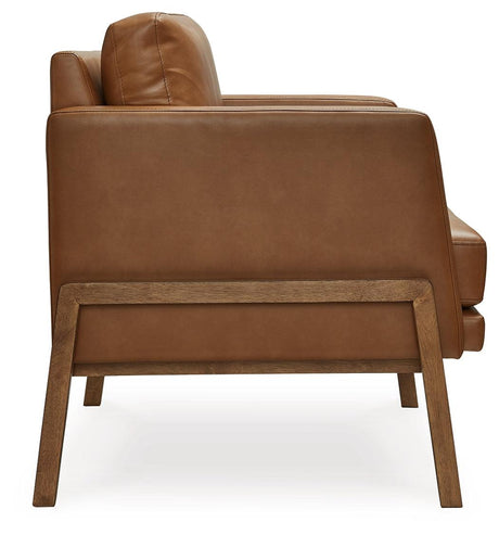Numund Caramel Accent Chair by Ashley at Eve Furniture