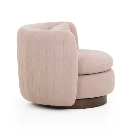 Nura Chenille Swivel Accent Chair by TOV Furniture at Eve Furniture