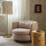 Nura Chenille Swivel Accent Chair by TOV Furniture at Eve Furniture