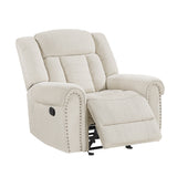 Nutmeg Beige Double Reclining Living Room Set by Homelegance at Eve Furniture