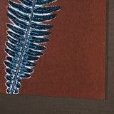 Nutmeg Fern 4 by Mary Margaret Briggs Hand Embellished Textured Framed Art Print Matted under Glass by Mercana at Eve Furniture