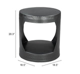 Nuuk Black Side Table by Zuomod at Eve Furniture