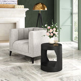 Nuuk Black Side Table by Zuomod at Eve Furniture