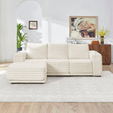 Nuve Cream 6-Piece Sectional by New Era Innovations at Eve Furniture