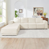 Nuve Cream 6-Piece Sectional by New Era Innovations at Eve Furniture