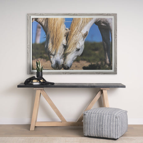Nuzzled Together by Mercana Studio a Hand Embellished Textured Framed Art Photo Matted under Glass by Mercana at Eve Furniture