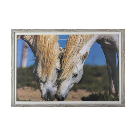 Nuzzled Together by Mercana Studio a Hand Embellished Textured Framed Art Photo Matted under Glass by Mercana at Eve Furniture