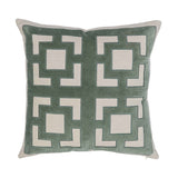 NV Corbin Jade Green 22x22 Throw Pillow (Set of 2) by Classic Home at Eve Furniture