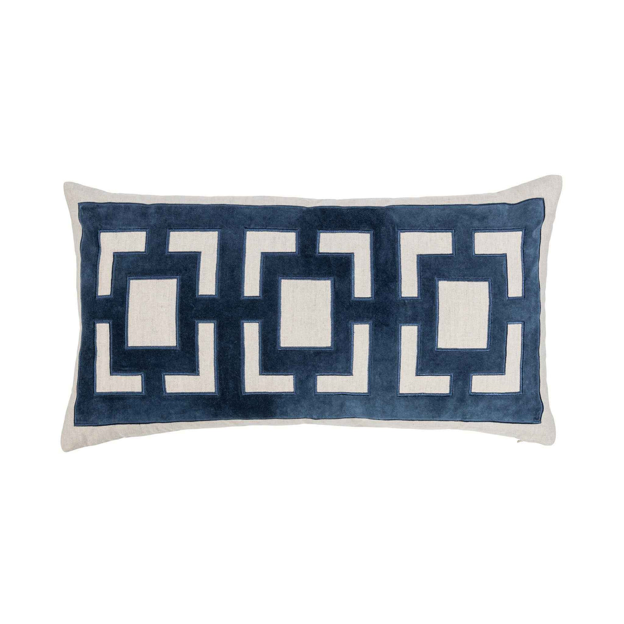 NV Corbin Navy Blue 14x26 Throw Pillow (Set of 2) by Classic Home at Eve Furniture