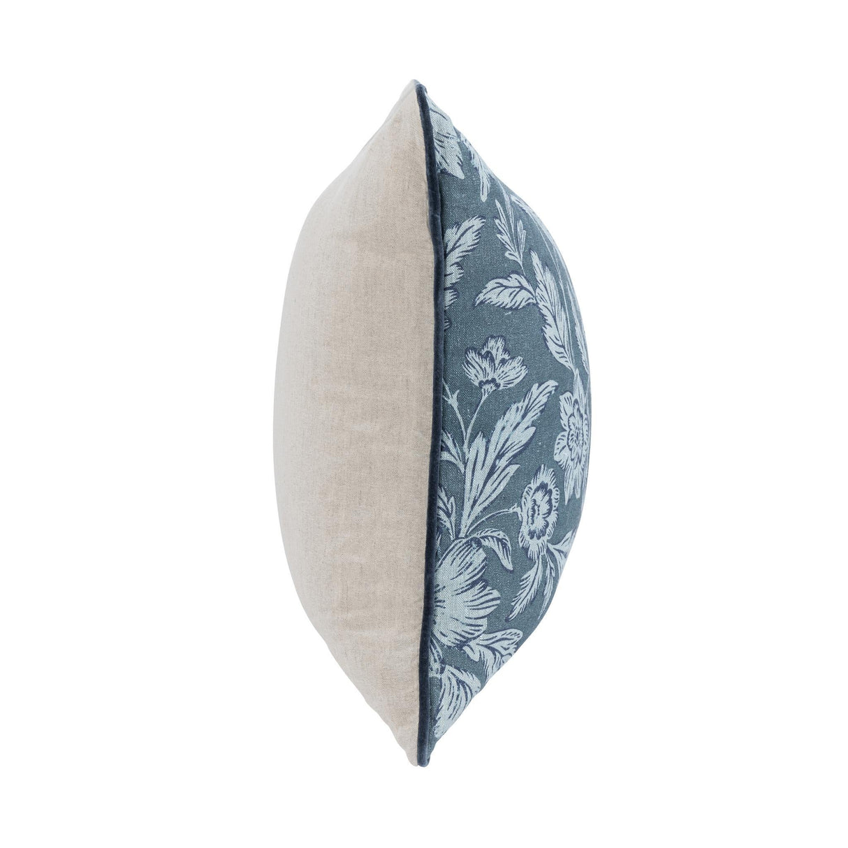 NV Davenport Denum Blue 22x22 Throw Pillow (Set of 2) by Classic Home at Eve Furniture