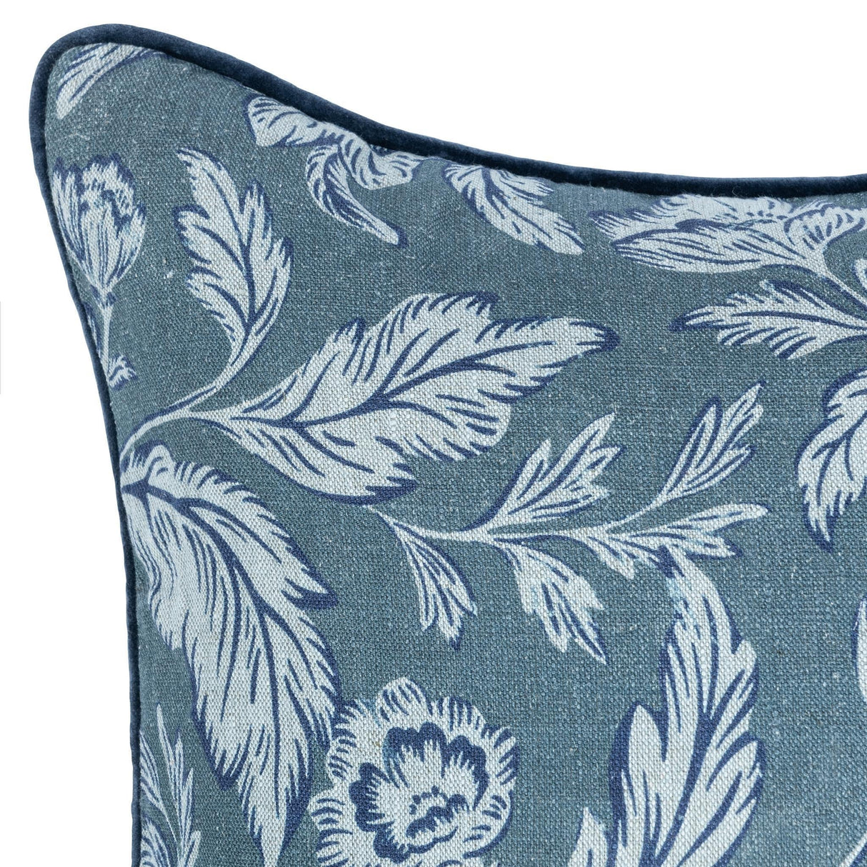 NV Davenport Denum Blue 22x22 Throw Pillow (Set of 2) by Classic Home at Eve Furniture