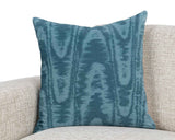 NV Hildene Chambray Blue 22x22 Throw Pillow (Set of 2) by Classic Home at Eve Furniture